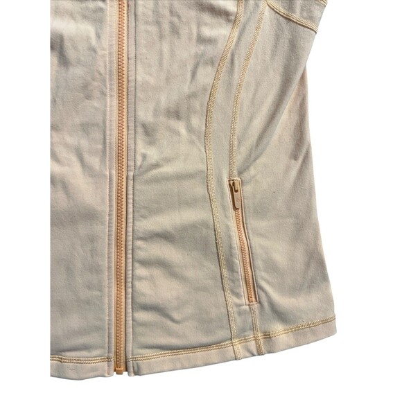 Lululemon Jacket Women Sz 10 Pale Orange Define Full Zip Mock Neck Athleisure - Picture 5 of 16